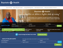 Tablet Screenshot of baystatehealthjobs.com